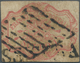 Italien - Altitalienische Staaten: Kirchenstaat: 1852, 1sc. Rose Carmine, Cut Into At Left Otherwise - Etats Pontificaux