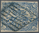 Italien - Altitalienische Staaten: Kirchenstaat: 1864. 50 Baj. Blue, Defective Print (azzuro Oltrema - Papal States