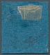 Italien - Altitalienische Staaten: Modena: 1852, 40c. Black On Deep Blue Showing Variety "without Po - Modène