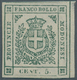 Italien - Altitalienische Staaten: Modena: 1859, 5 C Green Mint Never Hinged, The Stamp Has Fresh Co - Modène