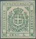 Italien - Altitalienische Staaten: Modena: 1859, 5c. Green, Fresh Colour, Full Margins, Mint O.g. Wi - Modena