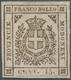 Italien - Altitalienische Staaten: Modena: 1859, 15c. Brown, Fresh Colour And Full Margins All Aroun - Modène