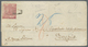Italien - Altitalienische Staaten: Neapel: 1958, 6 Gr Rosa, Second Plate, Tied To Letter From "NAPOL - Naples