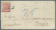 Italien - Altitalienische Staaten: Neapel: 1958, 6 Gr Rosa, Second Plate, Tied To Letter From "NAPOL - Neapel