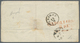 Italien - Altitalienische Staaten: Neapel: 1958, 6 Gr Rosa, Second Plate, Tied To Letter From "NAPOL - Neapel