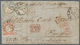 Italien - Altitalienische Staaten: Neapel: 1861, 50 Gr. Grey, Vertical Pair, Together With 5 Gr.red, - Naples