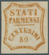 Italien - Altitalienische Staaten: Parma: 1859, 80 C Orange Unused Without Gum, Fresh Colour And Goo - Parme