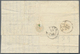 Italien - Altitalienische Staaten: Romagna: 1859, 1/2 Baj Black On Pale Yellow, Horizontal Strip Of - Romagna