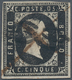 Italien - Altitalienische Staaten: Sardinien: 1851, 5 C Black, Close To Full Margins, Used With Pen - Sardinien