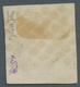 Italien - Altitalienische Staaten: Sardinien: 1851, 40 C. (pale) Lilacrose, 3 Sides Large Margins An - Sardaigne