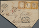 Italien - Altitalienische Staaten: Sardinien: 1863, 80 Csmi, 10 Csmi (2, Two Shades) As 1 Lira Frank - Sardinia