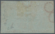 Italien - Altitalienische Staaten: Toscana: 1851, 1cr. Carmine On Greyish Paper, Horiz. Pair (faint - Toscane