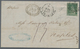 Italien - Altitalienische Staaten: Toscana: 1875, 4 Cr Green, Tied By LIVORNO 7 MAG 1857, Very Good - Tuscany