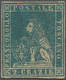 Italien - Altitalienische Staaten: Toscana: 1857, 2cr. Greenish Blue, Fresh Colour, Close To Full Ma - Tuscany