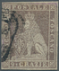 Italien - Altitalienische Staaten: Toscana: 1859, 9 Cr Lilac, Used With Part Of A Black Postmark, Le - Tuscany