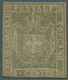 Italien - Altitalienische Staaten: Toscana: 1860, 5 C Green Unused With Little Original Gum And Rest - Tuscany