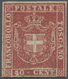 Italien - Altitalienische Staaten: Toscana: 1860, Provisional Government, 40 Cents Carmin, Mint With - Tuscany
