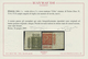 Italien: 1866, 1 Cent Olive Green And 2 Cents Brick Red "digits", Turin Printing, Wide Sheet Angle W - Neufs
