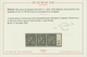Italien: 1863, 2 C Numerals, Imperforated Color Proof In Black, Ungummed, Horizontal Strip Of 3 From - Mint/hinged