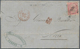 Italien: 1863, Viktor Emanuel Looking Left 40 C Carmine-rose Wit Diamont-dot Canc. "265.." Sent From - Neufs