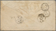 Italien: 1868, MIXED FRANKING ITALIA-GREAT BRITAIN: An Envelope Bearing Italian Victor Emanuel 60 C - Mint/hinged