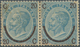 Italien: 1865, 20c. On 15c. Blue, Type I, Horizontal Pair Of Good Centering, Normally Perforated, Mi - Neufs