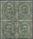 Italien: 1889, 45c. Greyish Olive, Block Of Four, Fresh Colour And Neatly Cancelled "TORRE DEL MANGA - Mint/hinged