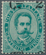 Italien: 1890/91: 2 C On 5 C Unused, Overprint Strongly Shifted To The Top. Cert. Dr. Avi (2014) - Mint/hinged