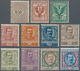 Italien: 1901, 'Floreale' Definitives (Victor Emanuel III. And Coat Of Arms) Complete Set Of 11 Unus - Mint/hinged