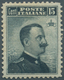 Italien: 1906, 15c. Slate, Fresh Colour, Quite Well Perforated (some Flat Perfs At Right Corners), V - Mint/hinged