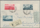 Italien: 1936, 2000. Birthday Of Horace, Complete Set On 5 Letters, Mostly Air Mail And R-letters. - Mint/hinged