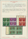 Italien: 1944, Rep.Sociale, Milano Issue, All Four Overprinted Values Each As Block Of Four, Unmount - Mint/hinged