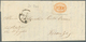 Italien - Portomarken: 1863/1868 Five Letters With Non Canceled Porto Stamps (clearly Visible Differ - Taxe