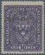 Italienische Besetzung 1918/23 - Trentino: 1918, Austria 10 Kronen Light Violet With "REGNO D'ITALIA - Trentin