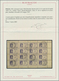 Italien - Lokalausgaben 1944/45 - Valle Bormida: 1945, 20c. Violet, Complete (folded) Sheet Of 16 St - Comité De Libération Nationale (CLN)