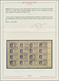 Italien - Lokalausgaben 1944/45 - Valle Bormida: 1945, 20c. Violet, Complete (folded) Sheet Of 16 St - National Liberation Committee (CLN)