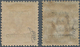 Italienische Post In China: 1918, "1 CENTS" On 1c. Brown And "1 CENTS" On 2c. Orange-brown, The Two - Tientsin