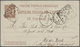 Italien - Ganzsachen: 1883: 15 C. Brown Postal Stationery Card, Tarif For U.P.U. Members With More T - Ganzsachen