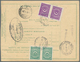 Delcampe - Italien - Ganzsachen: 1923/1926 Six Parcel Cards From Italy To Istanbul / Constantinople. Turkish St - Entiers Postaux