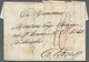 Italien - Französische Armeepost: 1806, "2EME CORPS GRANDE-ARMÉE", Slight Unclear In Red On Folded L - 1. ...-1850 Prephilately