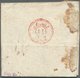 Italien - Französische Armeepost: 1807, "2EME CORPS GRANDE-ARMÉE", Slight Unclear In Red On Folded L - ...-1850 Préphilatélie