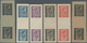 Jugoslawien: 1918, Independence, Group Of Six Imperforate Essays In Vertical Gutter Pairs (=twelve D - Ungebraucht