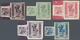 Jugoslawien: 1918, Independence, Group Of Five Imperforate Combined Essays On Ungummed Paper, Slight - Unused Stamps