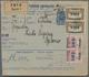 Jugoslawien: 1918. 10f Blue/green "Crown" Type Old Hungarian COD Parcel Card, Accompanying A Parcel - Unused Stamps