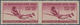 Jugoslawien: 1938, 1,50 + 1,50 D Lilac Carmine "pole Vault", Horizontal Pair, Vertically Imperforate - Neufs