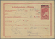 Jugoslawien - Ganzsachen: 1919/24 Two Used Receipts For Telegrams With Imprint "DRZAVA S.H.S./Bosna - Postal Stationery