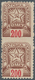 Karpaten-Ukraine: 1945 (June). Definitves, "SOVIET STAR". Variety, 200(F) Red And Brown, Perf L11 1/ - Ukraine