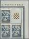 Kroatien: 1941 (10 May). "Gold Provisionals". Yugoslav Stamps Prepared For The Slavonski Brod Nation - Kroatien