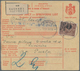 Kroatien: 1941. An Old 50b Red/chamois Parcel Card From The Kingdom Of Yugoslavia Accompanying A 2 K - Croatie