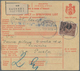 Kroatien: 1941. An Old 50b Red/chamois Parcel Card From The Kingdom Of Yugoslavia Accompanying A 2 K - Kroatien